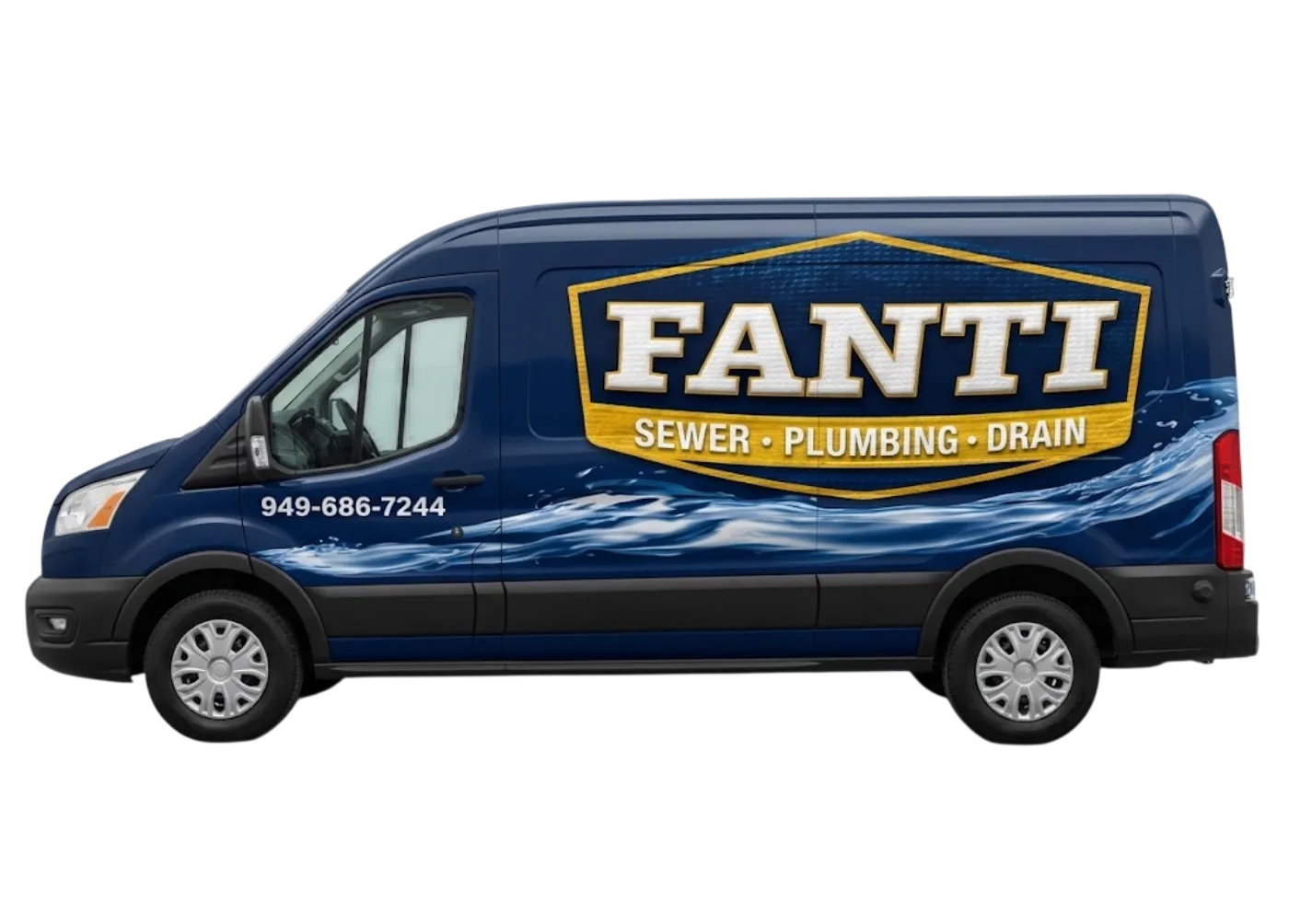 Fanti Sewers and Drains service van